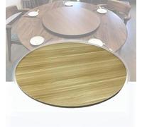 Emear Large Woode Lazy Susa Turtable, Home Diig Turtable Rotatig Servig Tray Roud Diig Table Servig Plate, Table Top Rotatig Tray 30i 40i, Light Walnut, 50cm/20inch