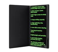 EMEBAY Tablet da scrittura LCD tascabile da 6,5 pollici, mini blocco note digitale cancellabile a schermo intero con custodia per bambini e adulti, blocco da disegno portatile per messaggi, promemoria