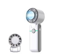 EMEBAY Ventilatore portatile e pieghevole a mano a 5 velocità, ultra veloce, 13000 RPM, 4000 mAh, fino a 13 ore, 40 dB di rumore, ventilatore tascabile Turbo per campeggio viaggio all'aperto