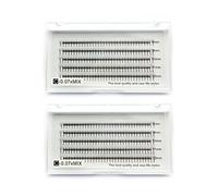 EMEDA 2 vassoi extension ciglia volume 4D C ricciolo 0,07mm mix 8-12mm Russo Cluster ciglia finte ciuffetti 3D ciglia extension volume professional ciglia Estensioni per la bellezza 4D volume lashes