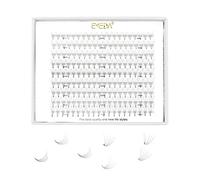 EMEDA 9 righe volume ciglia 5D Extension Ciglia D Curl .07mm Ciglia Volume 9mm 10mm 12mm 14mm Lunghezza Mix Ventole Premade 0,07mm Ciglia Volume Cluster Russe (5D D 0.07 Mix)