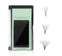 EMEDA Extension Ciglia Autoventilanti D Curl 0,07 Mm Ciglia a Ventaglio Facili 8-15 mm Lunghezza Della Miscela 3D 5D ～ 10D Estensioni Delle Ciglia Volume (0.10mm C mixed)