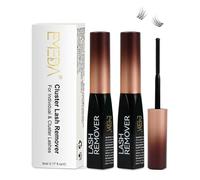 EMEDA Olio per rimozione di ciuffetti di ciglia da 10 ml, per uso domestico, 10 ml, 2 pezzi, a bassa irritazione, sicuro per la rimozione di estensioni delle ciglia fai da te, formula a base di olio