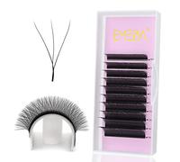 EMEDA W 3D Eyelash Extensions Pre-Fixed Volume Fans 0.07mm C Curl 8-14mm Mix Y YY Self-ventilating W-shaped Eyelash Extensions
