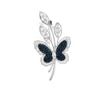 EMEGCY Spilla a forma di animale per donne e ragazze, con strass, spilla da bavero, regalo per mamma, moglie, rame, base