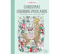 Christmas Coloring Postcards: 20 Festive Holiday Cards to Color, Sign, and Send