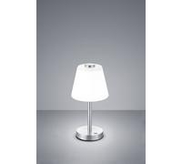 EMERAALD LAMPADA TAVOLO LED 4,5W 450lm, 3000KDIFFUSORE VETRO CONO 4 INTENSITA' DI LUCE COLORE ACCIAIO H.29CM