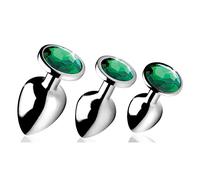Emerald Gem Anal Plug Set