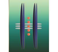 Emerald Meridian Lined Notebook: Luxury Abstract Green Journal | Large 8.5 × 11 Wide Ruled Notebook for Writing, Notes, and Creativity