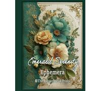 Emerald Serenity Ephemera Book for Junk/Art Journal, Scrapbooking, Card Making, Paper Craft, Collaging