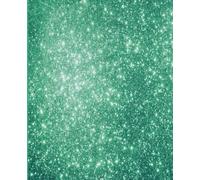 Emerald Sparkle - 5x5 Graph Paper Notebook: A glowing green grid notebook for creators who think in color