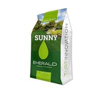 Emerald SUNNY TurfInnovation, Sementi per Prato Soleggiato a Foglia Fine,ideale per giardini, parchi e aree verdi, 15Kg (600mq)