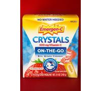 Emergen-C Cristalli 500Mg Vitamina C Fragola Burst 60 Pacco Supporto Immunitario