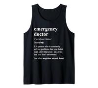 Emergency Doctor Funny Dizionario Definizione Canotta