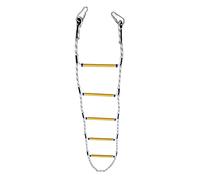 Emergency Fire Escape Ladder, 82Ft Flame Resistant Safety Rope Ladder with Carabiners for Kids & Adults - 25M Portable Survival Rescue Tool (3 Meters/9.8ft)