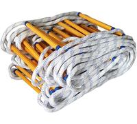 Emergency Fire Escape Rope Ladder for Kids & Adults, Soft Safety Design, Customizable Lengths (15m/49.2ft or 25m/82ft), 20mm Diameter - Reliable Escape Solution