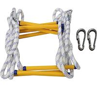 Emergency Fire Escape Rope Ladder with Quick-Deploy Buckle - Essential Safety Gear for Home, Office, And Emergency Situations (10m)