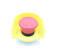 Emergency Stop Button Protective Cover 6 1NC Yellow 22mm | For 1 set mask, for preventing misoperation of switches, for controls switches.