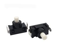 Emergency Stop Switch 10pcs KAG-01B Push Button ON Off Self-Lock for Home Appliances Kettle, Vacuum Cleaner Switches