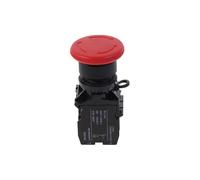 Emergency Stop Switch 1Pcs Emergency Stop Switch Push Button Mushroom Type 1NO+1NC