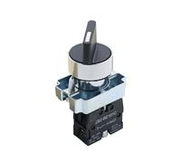 Emergency Stop Switch 22mm XB2-BD25 BD53 1NO 2NO 1NO1NC 2/3 Position Self Locking Self Resetting Selector Knob Switch Rotary Switch Push Button Switch(XB2-BD41)