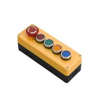 Emergency Stop Switch Button Control Box Hand-held self Starting Waterproof Electrical Industrial LA38(5Hole15) Switches
