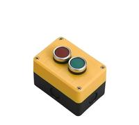 Emergency Stop Switch Button Switch Control Box Hand-held self Starting Button Waterproof Box Electrical Industrial Emergency Stop LA38(2Hole)