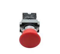 Emergency Stop Switch Button Switch self Reset SKB2 Small Mushroom Head Emergency Stop 22mm knob Key Start inching Power on(SKB2-BC11) Controls Switches