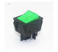 Emergency Stop Switch KCD4-201 on Off on On 30A/250V 16A/250V Heavy Duty 4 Pin T85 Rocker Switch with Light 12V 24V 110V 220V 380V(Green 4pin)