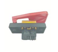 Emergency Stop Switch Off-On Red Cover Emergency Stop Push Button Switch 16A Power-Off/Undervoltage Protection Electromagnetic Start Switch(4 Pins)