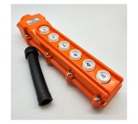 Emergency Stop Switch Waterproof Hoist Push Button Switch Crane Switch TNHA1-COB-61 21 31 32 33 Pendant Controller 220v 380v(Six Keys,220V)