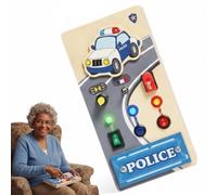 Emergency Vehicle Circuit Activity Board for Seniors, Hand Engagement Panel