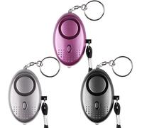 Emergenza Allarme Personale [Confezione Da 3] Scream Safesound Allarme 140Db LE