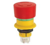 Emergenza Stop Interruttore a Pulsante,Spst ,1NO/1NC,200mA,50V - 61-6441.4077