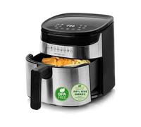 Emerio Af-129084 Friggitrice ad aria 1300W 4,5L 8 programmi Acciaio inossidabile Nero