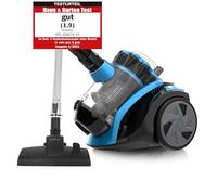 Emerio ECO Zyklon Aspirapolvere 900 Watt potenza 2,0 litri contenitore polvere 7 m raggio d'azione filtro HEPA CyclonePro piccolo e maneggevole tubo telescopico in metallo con bocchetta a lancia,