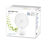 Emerio FN-114201 Bianco | Ventilatore da tavolo | 23 cm, 2 impostazioni di velocita