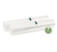 Emerio PART-131445 - Rotolo di pellicola professionale | 2 rotoli da 28 x 500 cm | adatto per macchine sottovuoto commerciali | resistenti e antistrappo | antiaroma | Sous Vide - forno a microonde -