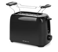 Emerio TO-128676.3 - Tostapane per 2 fette con cassetto raccoglibriciole rimovibile + pulsante di interruzione + 6 livelli di doratura regolabili + inserto per panino + avvolgicavo | senza BPA | 700 W