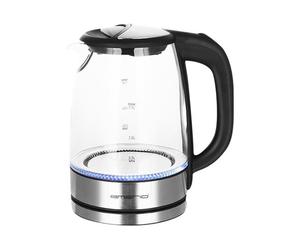 Emerio Wasserkocher 1.7L kabellos BPA-frei Edelstahl black WK-119988