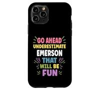 EMERSON Personalized Women's Gift Custom EMERSON Custodia per iPhone 11 Pro