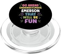EMERSON Personalized Women's Gift Custom EMERSON PopSockets PopGrip per MagSafe