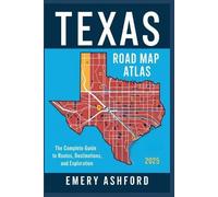 Emery Ashford Texas Road Map Atlas 2025 (Tascabile)