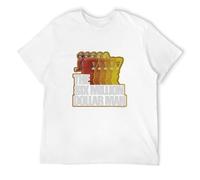 Emery BER The Six Million Dollar Man Run Fast Adult T-Shirt Mens Man White L