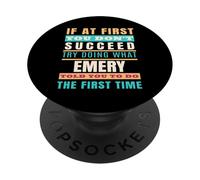 EMERY Camicia Personalizzata Nome EMERY Nome PopSockets PopGrip Adesivo