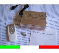 EMETTITORE 18W DOPPIO LED BIANCO FREDDO PER KIT FIBRA OTTICA LUCE CIELO STELLATO