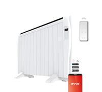 Emettitore termico EVVO C12 bianco, 2.000 W, 12 elementi, Wi-Fi, telecomando, timer (12 elementi)