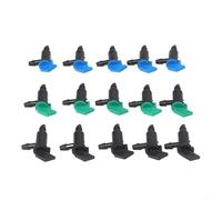 Emettitori a goccia per irrigazione per tubi in PE e sistemi di tubi 4/7 che supportano la distribuzione uniforme dell'umidità nei giardini (300 pezzi)