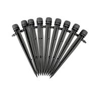 Emettitori for irrigazione a goccia regolabili micro gorgogliatore da 20 pezzi Paletto for irrigazione Collegare al tubo da 4/7 mm - Gocciolatore d'acqua