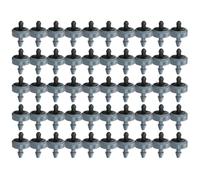 Emettitori Irrigazione a Goccia da Giardino 50PZ per Gestione Affidabile del Flu